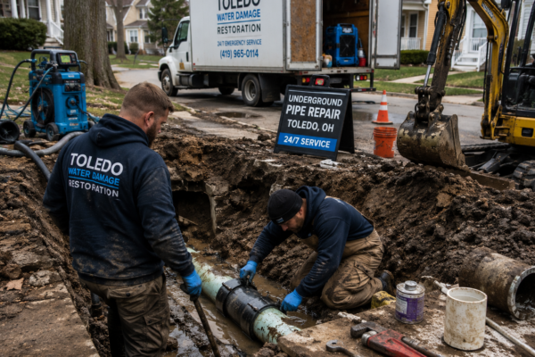 Main Water Line Break Repair